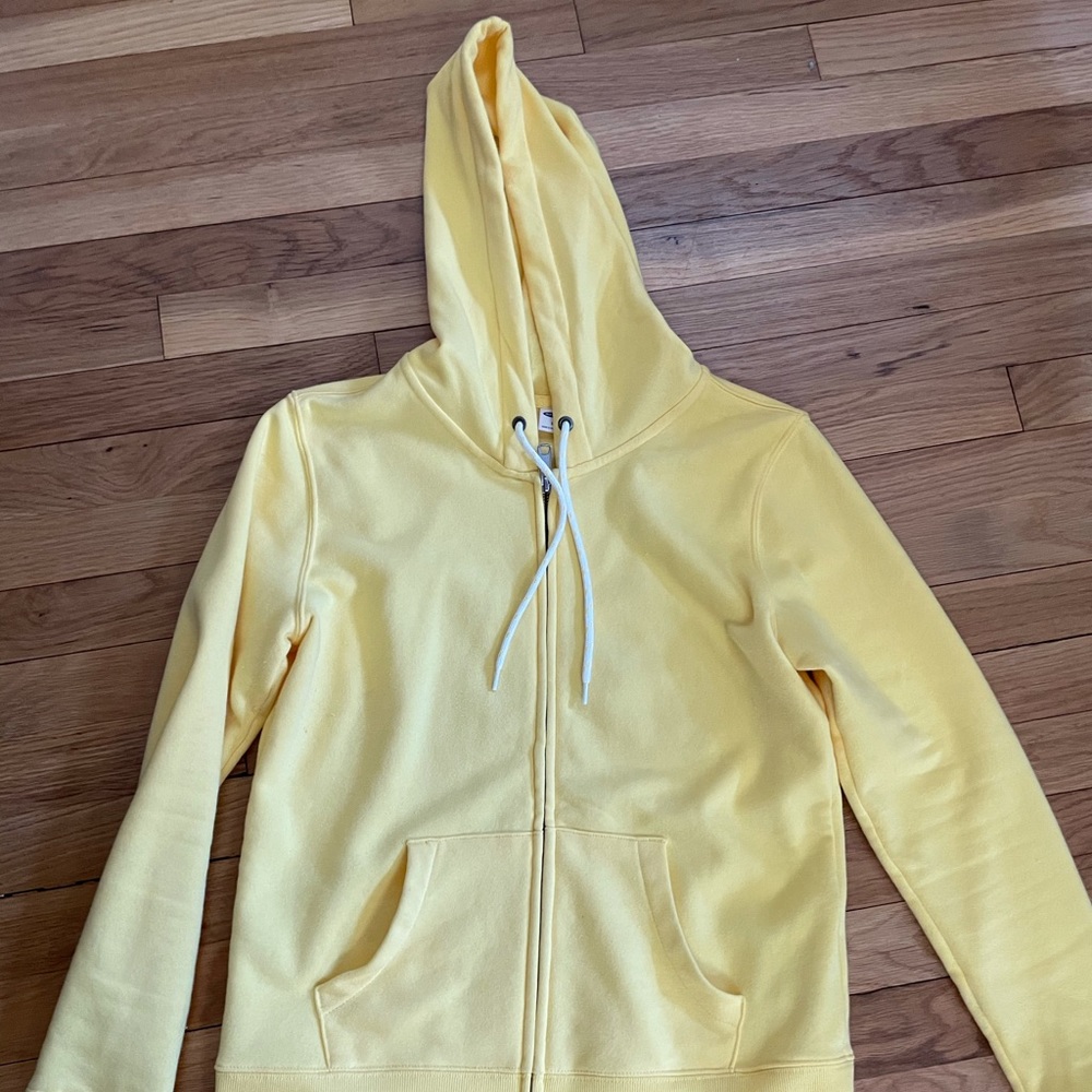 Old Navy Yellow Zipper Hoodie XS